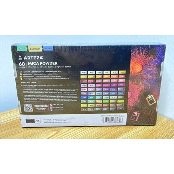 NEW ARTEZA Mica Powder 60 pc set - Picture 3 of 3